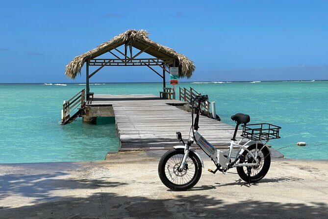 Breeze Through Tobago on an E-bike - Meeting and Getting Set Up: QR Code, Helmets, and Etiquette