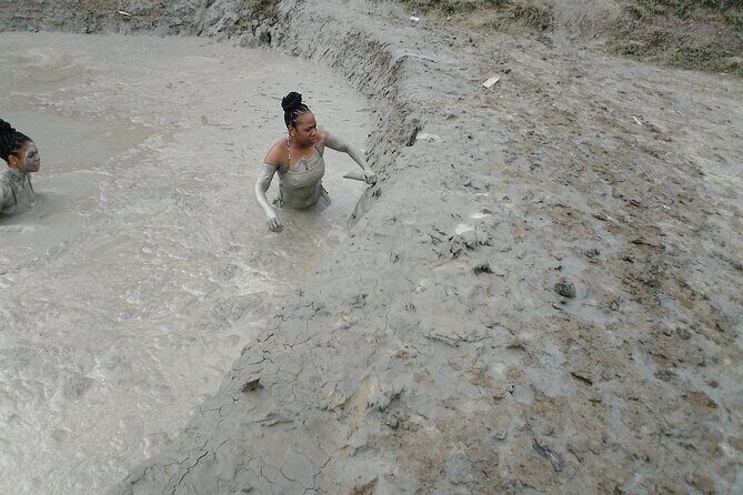 Mud Volcano Adventure - Guides who turn a muddy day into a story: Denton, Ari, Nick