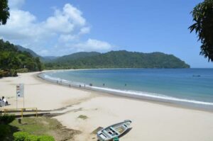 Port of Spain: Coastal Tour of Trinidad - Maracas Lookout and Maracas Bay: views first, then toes in white sand