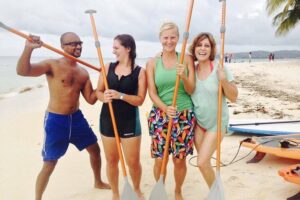 Stand Up Paddle Lessons - Where you meet (and why public transport is a real plus)
