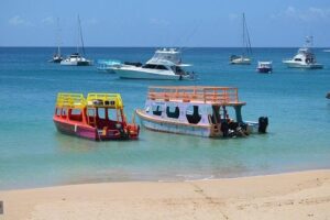 Tobago Buccoo Reef Glass Bottom Boat Cruise and Island Sightseeing Tour - Plymouth and the Mystery Tombstone: a Short Stop with Real Atmosphere
