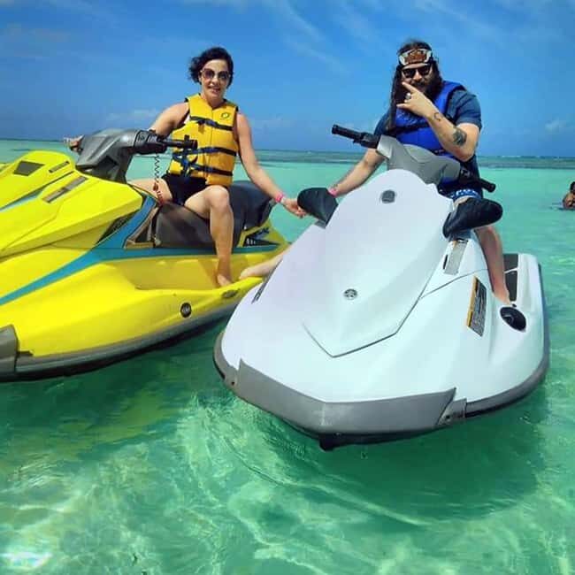 Tobago: Jet Ski Rental for 2 People - On-Water Views: Coastline, Wind in Your Face, and the Reef Area