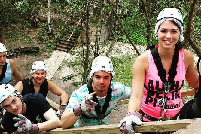 Trinidad Zipline Adventure - The sea views and the Port of Spain harbor angle